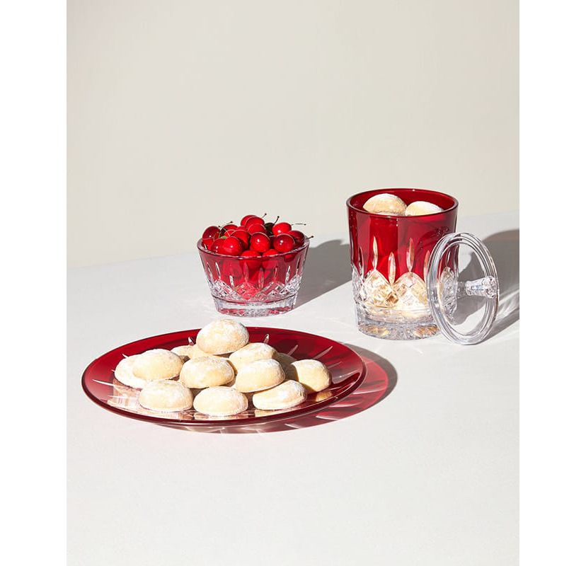 Lismore Red Decorative Plate