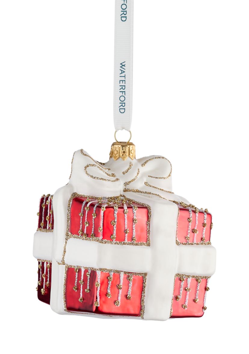 Waterford Holiday Heirlooms Red Present Ornament | Belk
