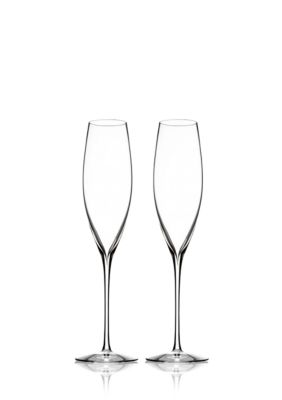 Waterford Set of 2 Elegance Collection Champagne Classic Flute