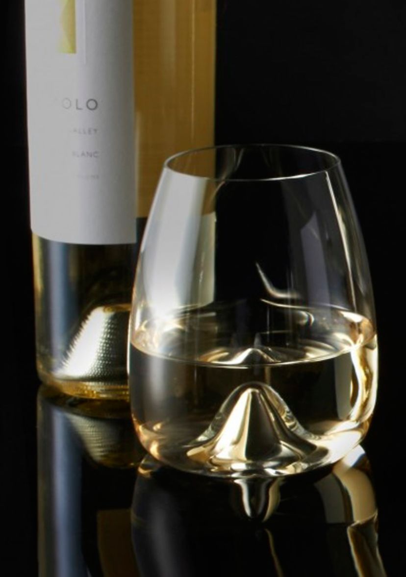 Set of 2 Elegance Collection Stemless Wine Glass