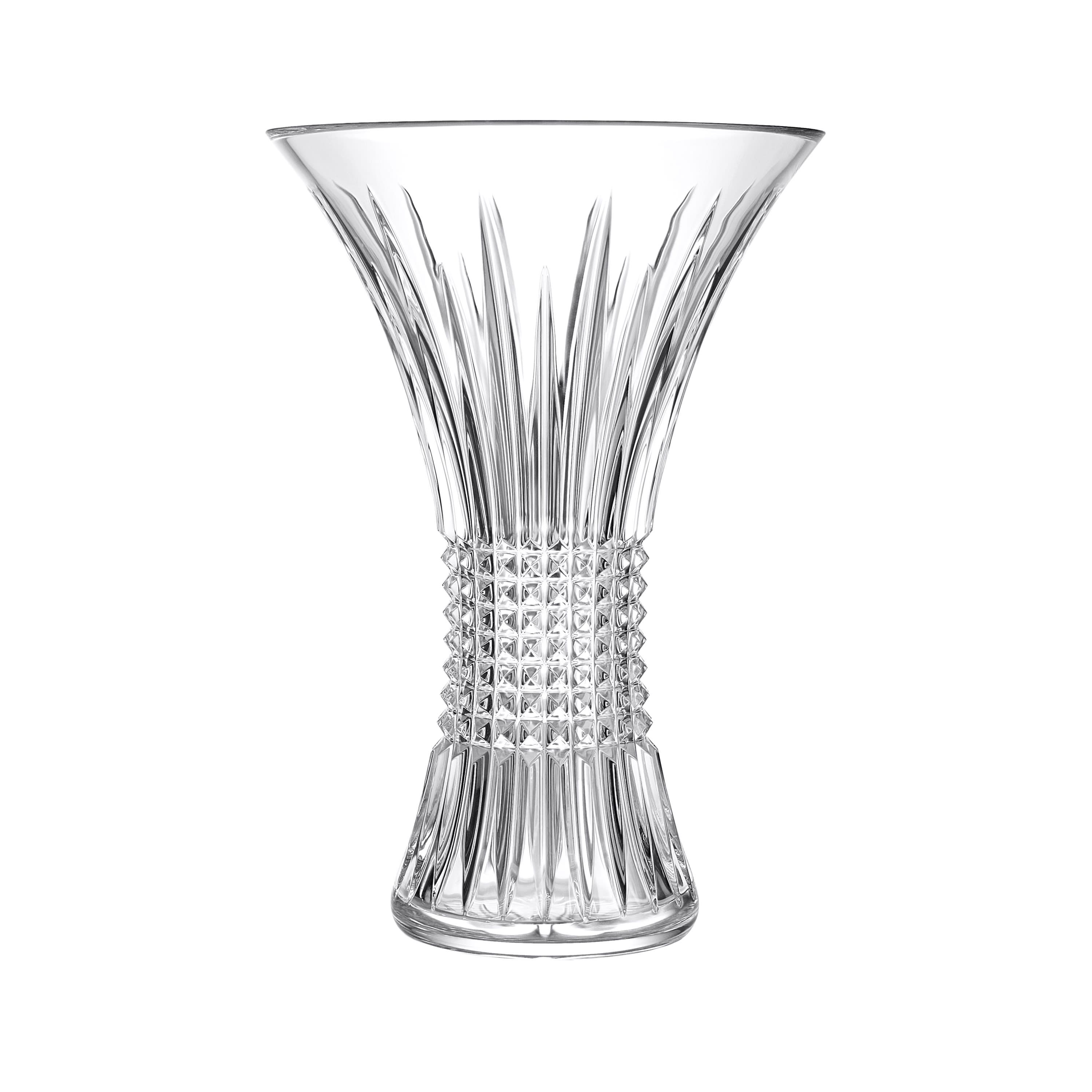 Lismore 12 Inch Diamond Flared Vase