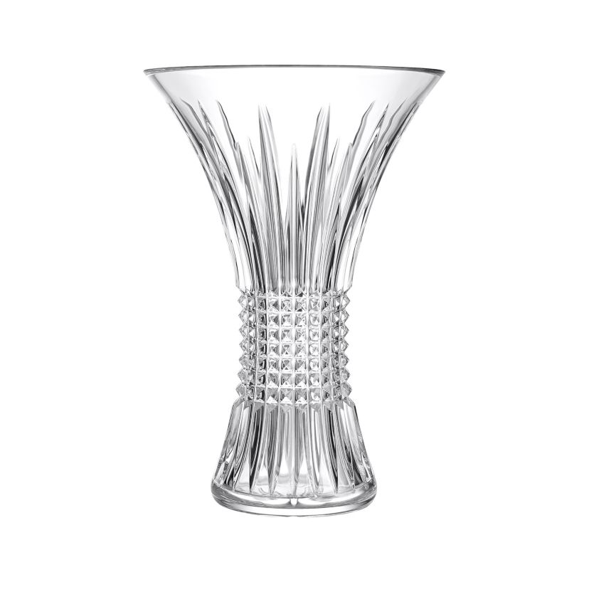 Lismore 12 Inch Diamond Flared Vase
