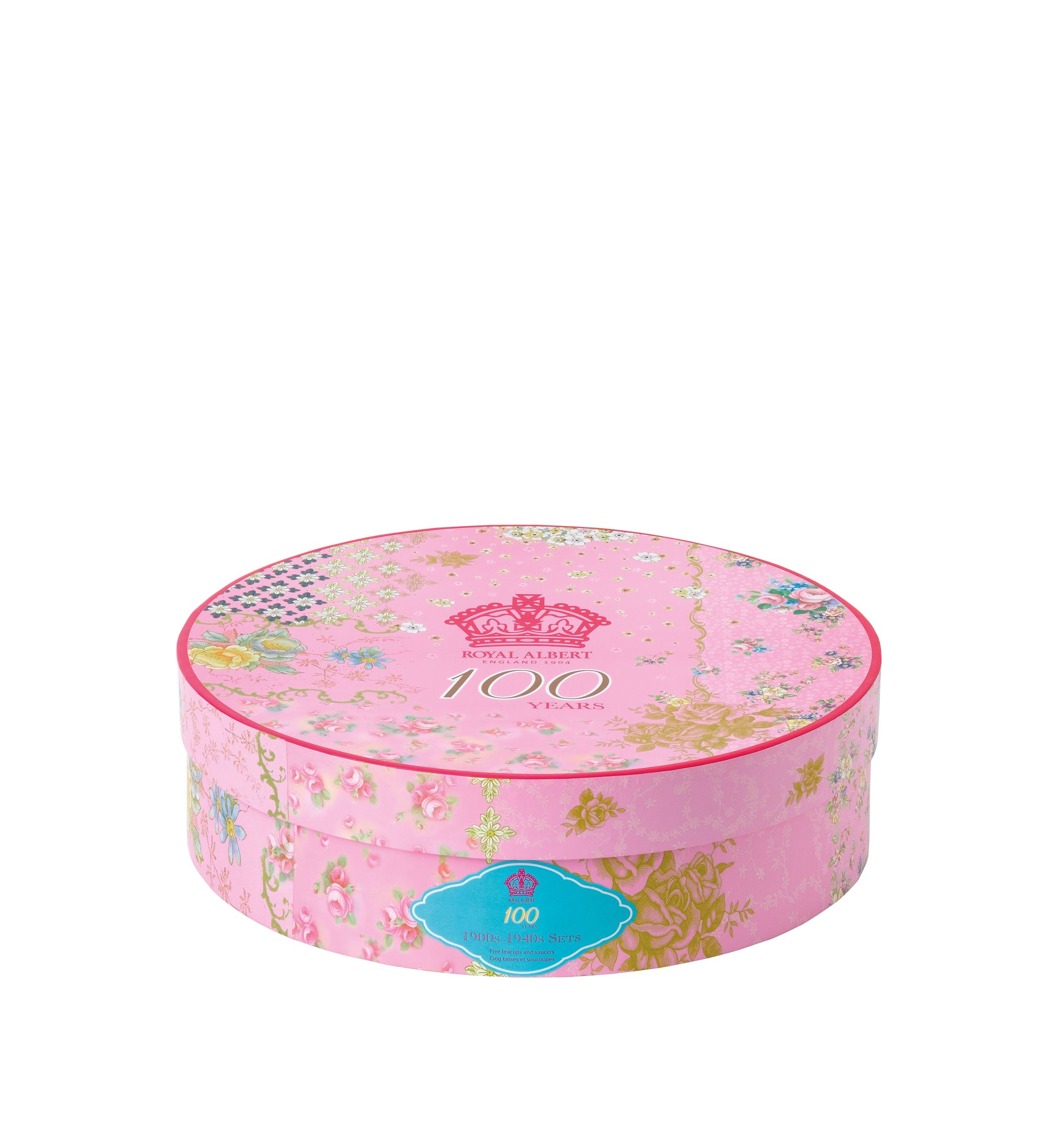10-Piece 100 Years Teacup and Saucer Set