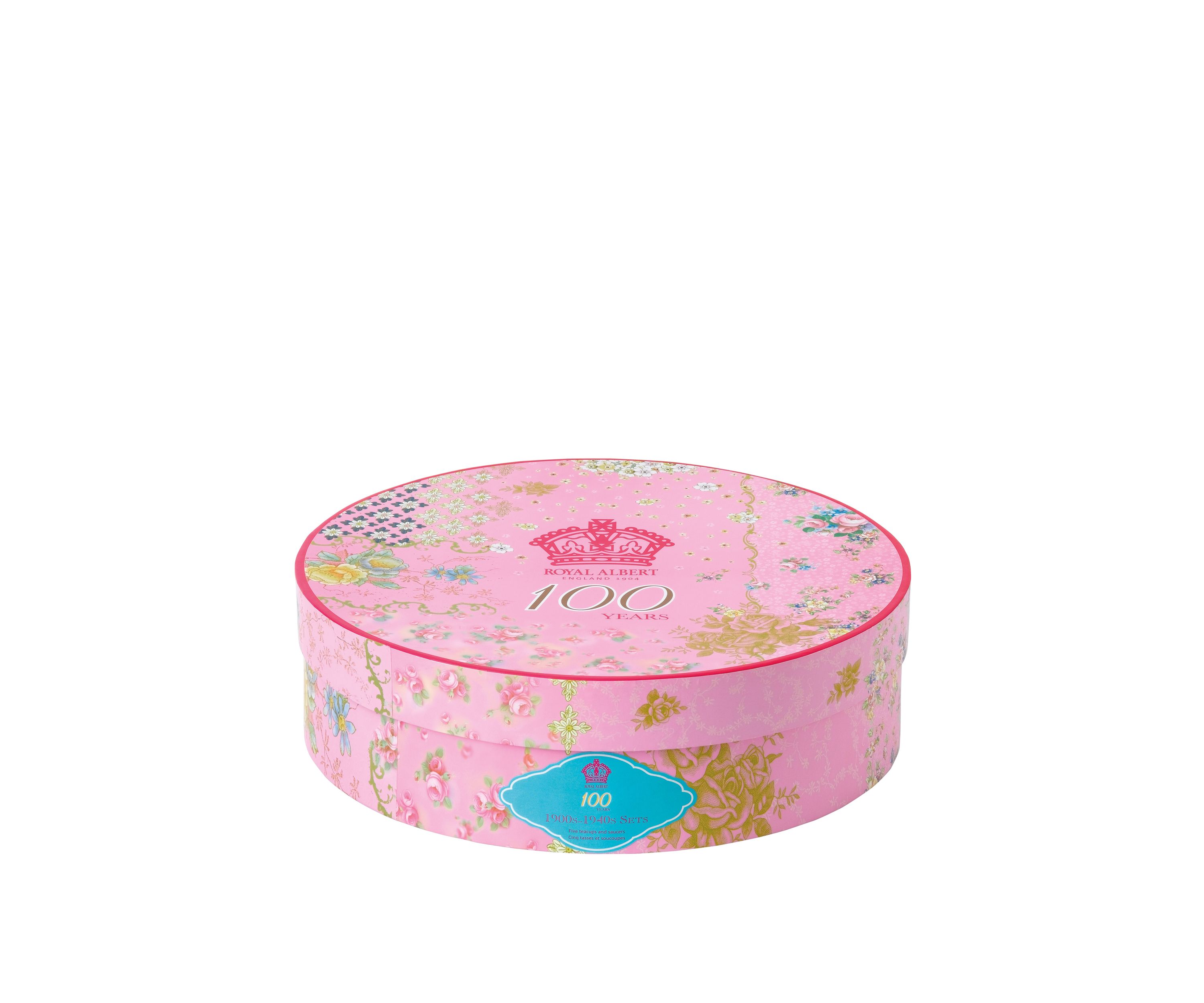 10-Piece 100 Years Teacup and Saucer Set