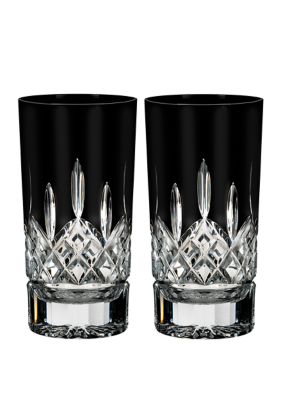 Waterford Set of 2 Lismore Black Hiball