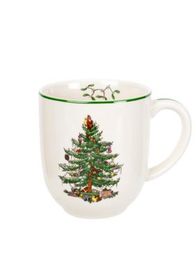 Christmas Tree Insulated Glass Coffee Mug - Milky Spoon