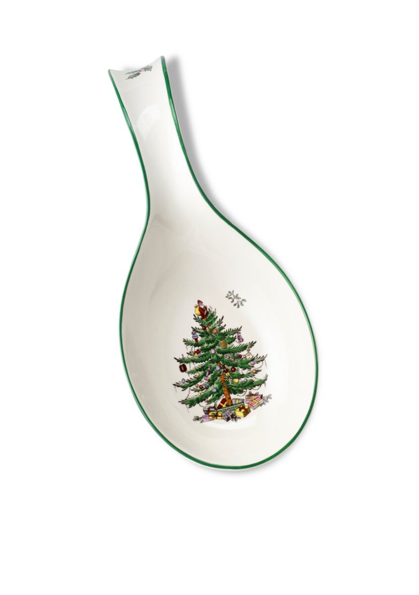 Christmas Tree Spoon Rest 12-in.