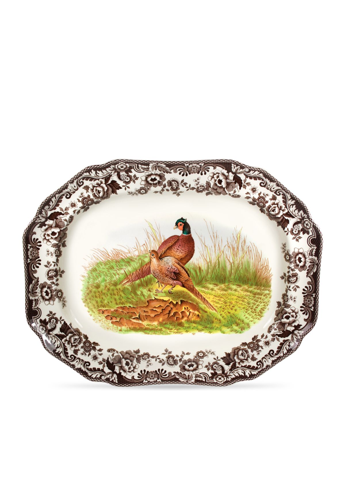 Woodland Pheasant Octogonal Platter