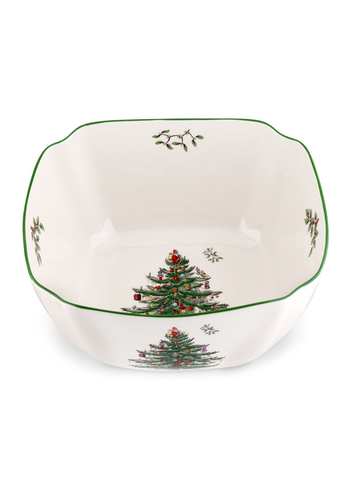 Christmas Tree Large Square Bowl