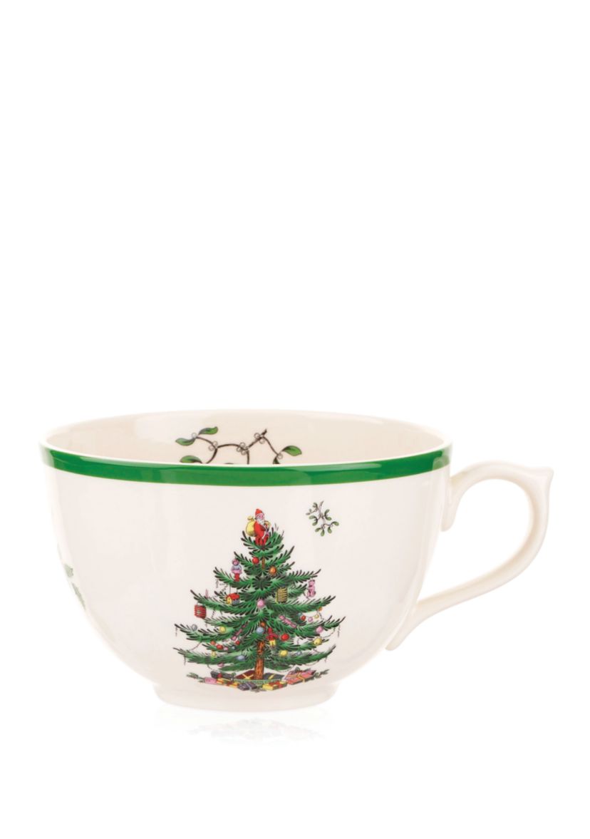 Christmas Tree Jumbo Cup with Lid