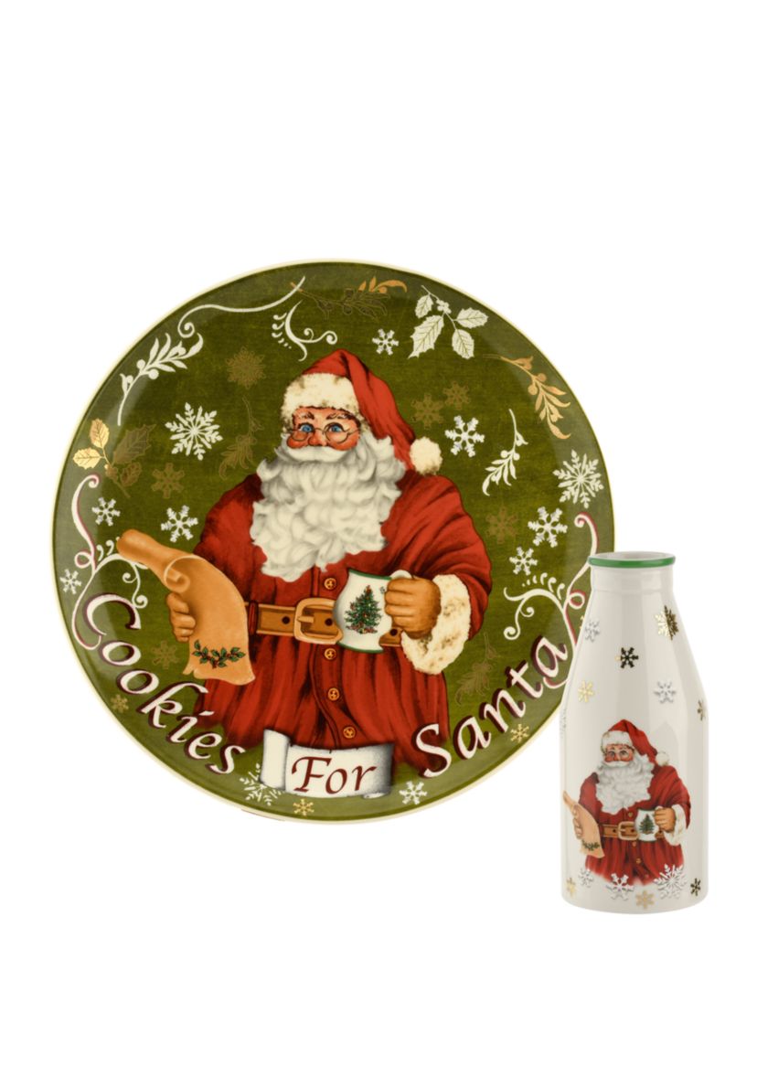 Cookies For Santa Plate & Bottle 