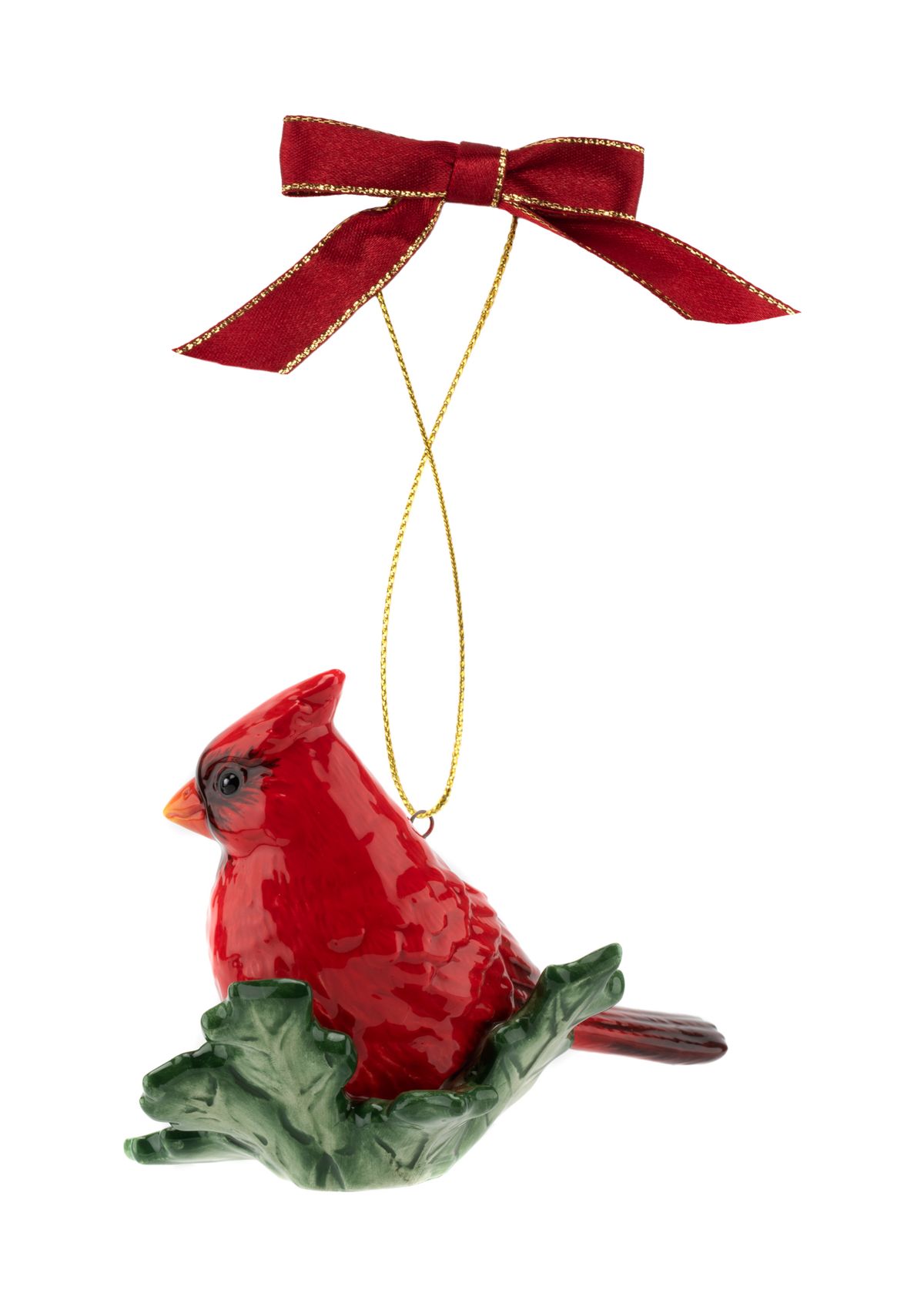 Christmas Tree Cardinal Ornament