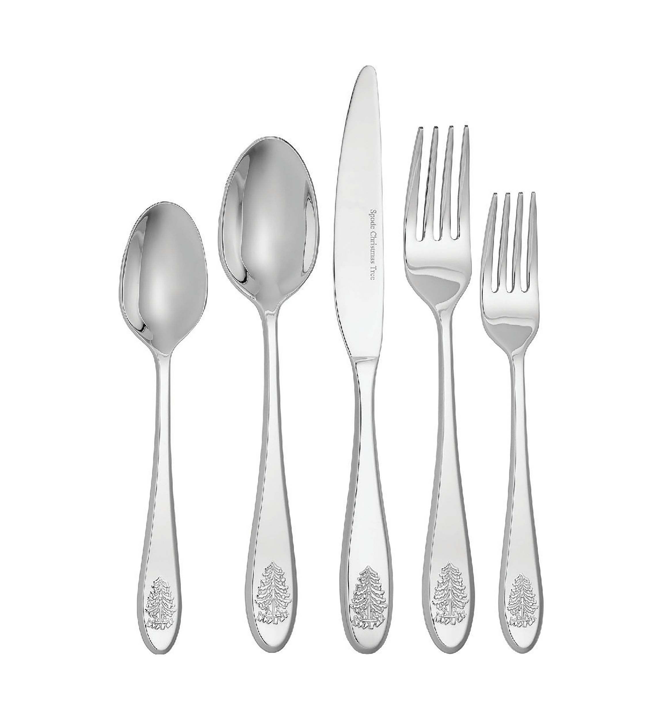 Christmas Tree 20-Piece Flatware Set 
