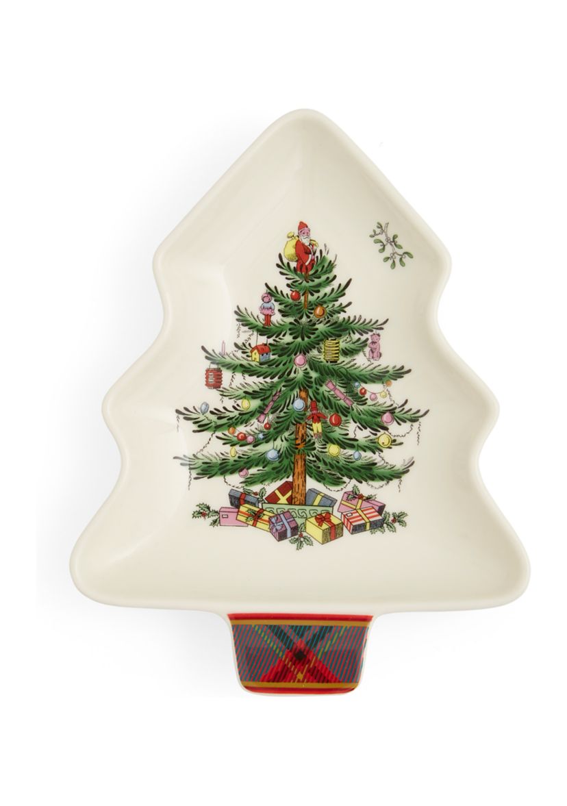 Christmas Tree Tartan Tree Spoon Rest