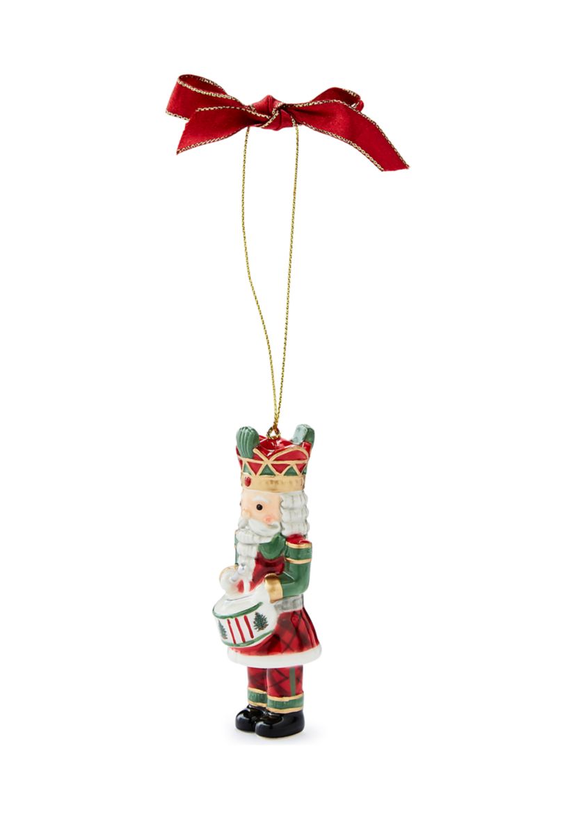 Christmas Tree Nutracker - Tartan & Green Ornament