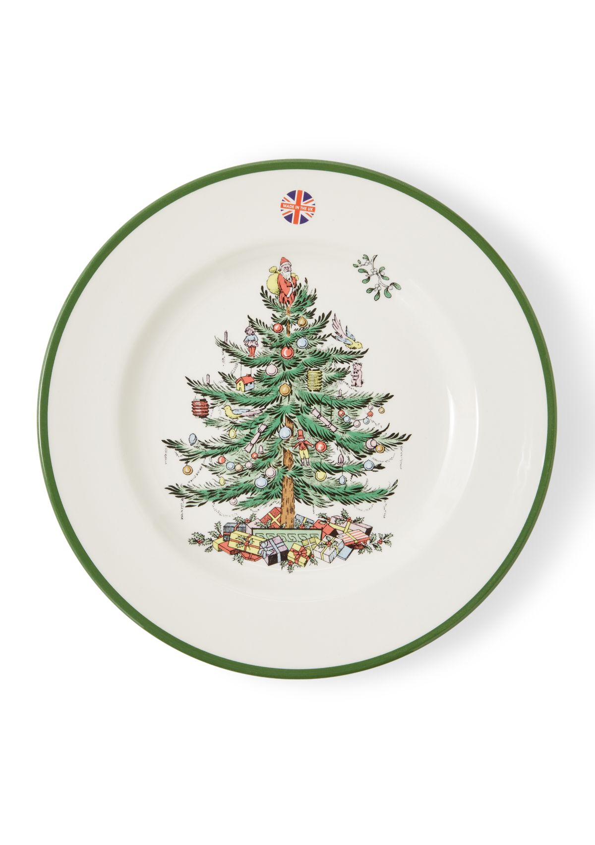 Christmas Tree Dinner Plate - 10.5"