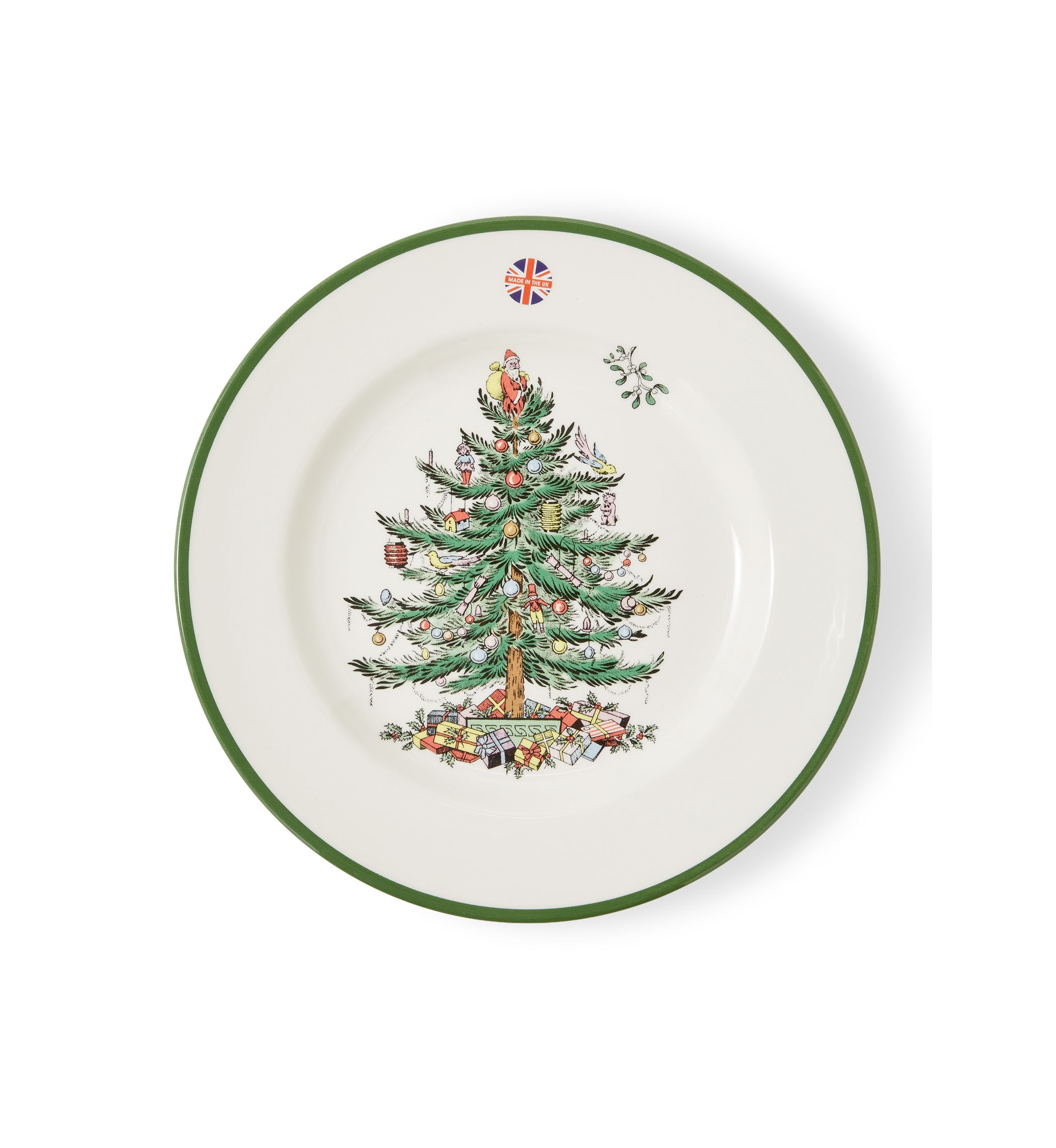 Christmas Tree Dinner Plate - 10.5"