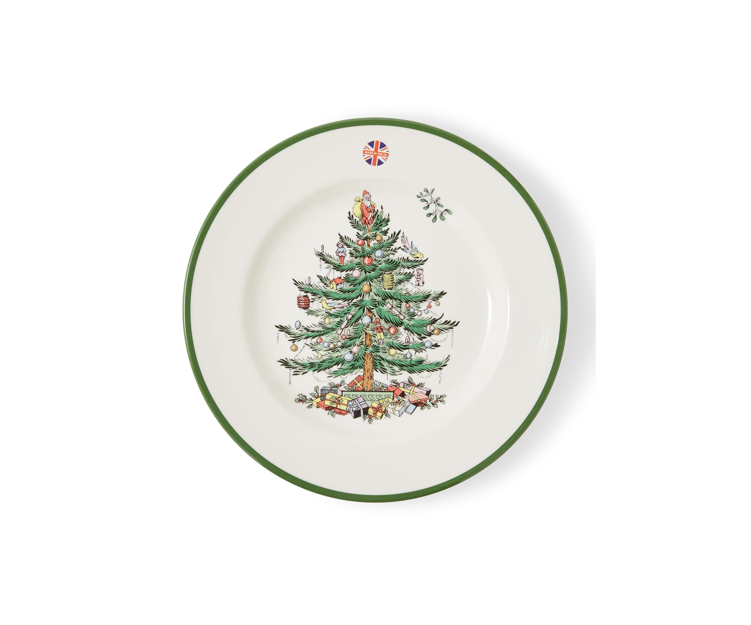 Christmas Tree Dinner Plate - 10.5"