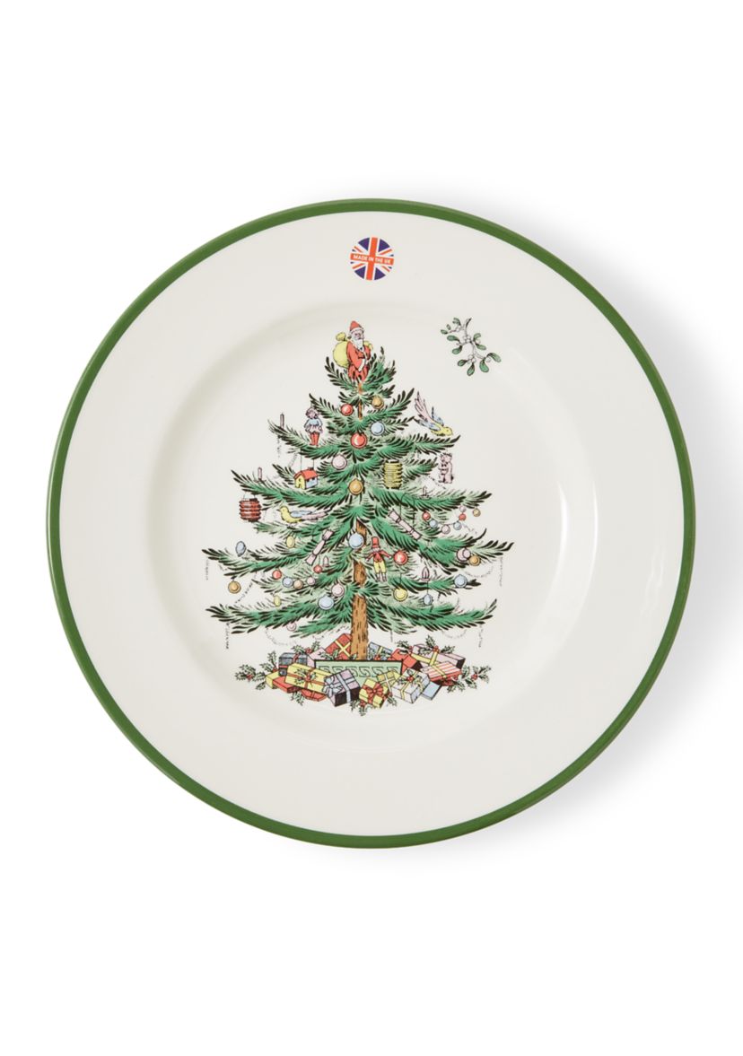 Christmas Tree Dinner Plate - 10.5"