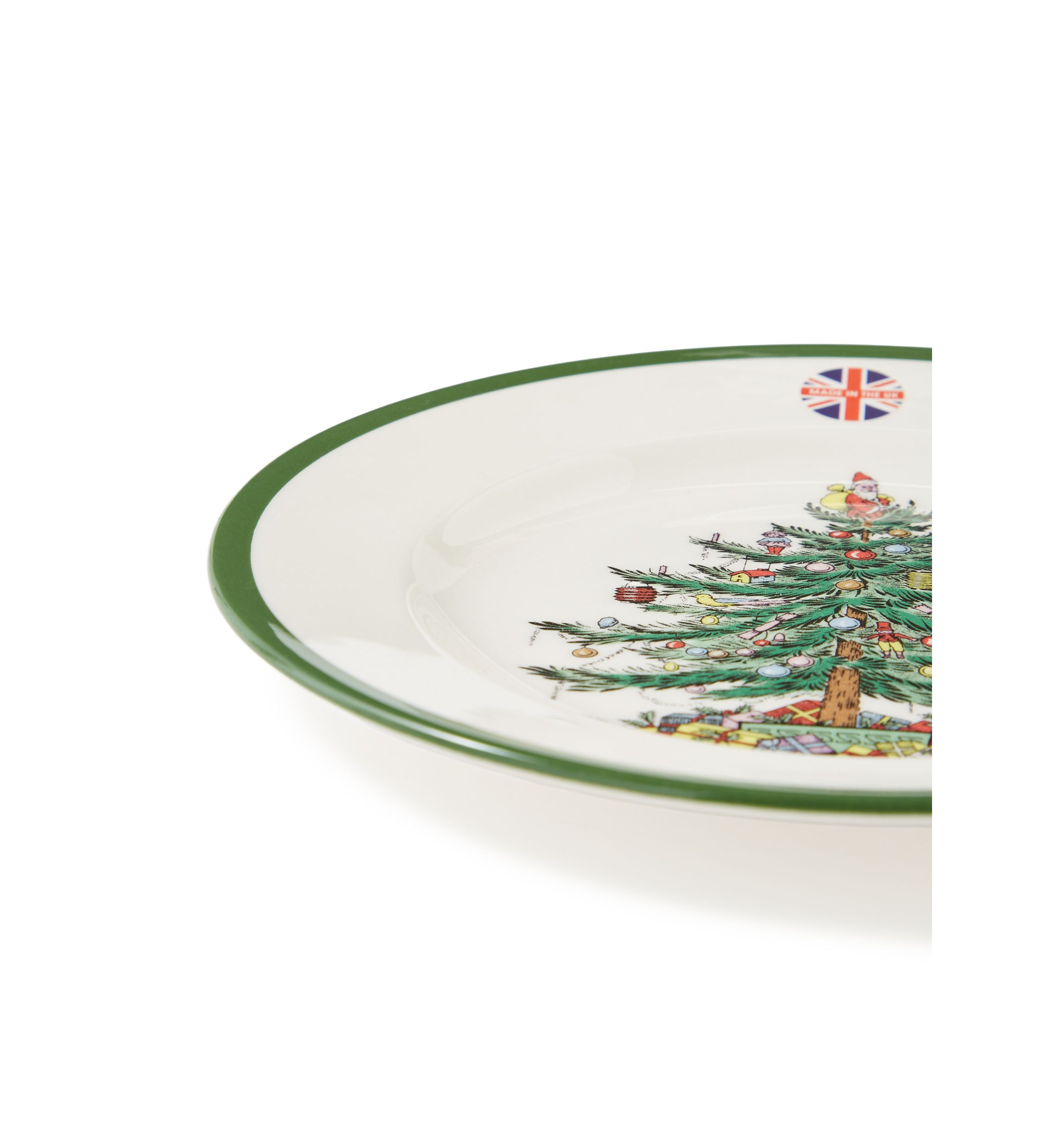 Christmas Tree Dinner Plate - 10.5"