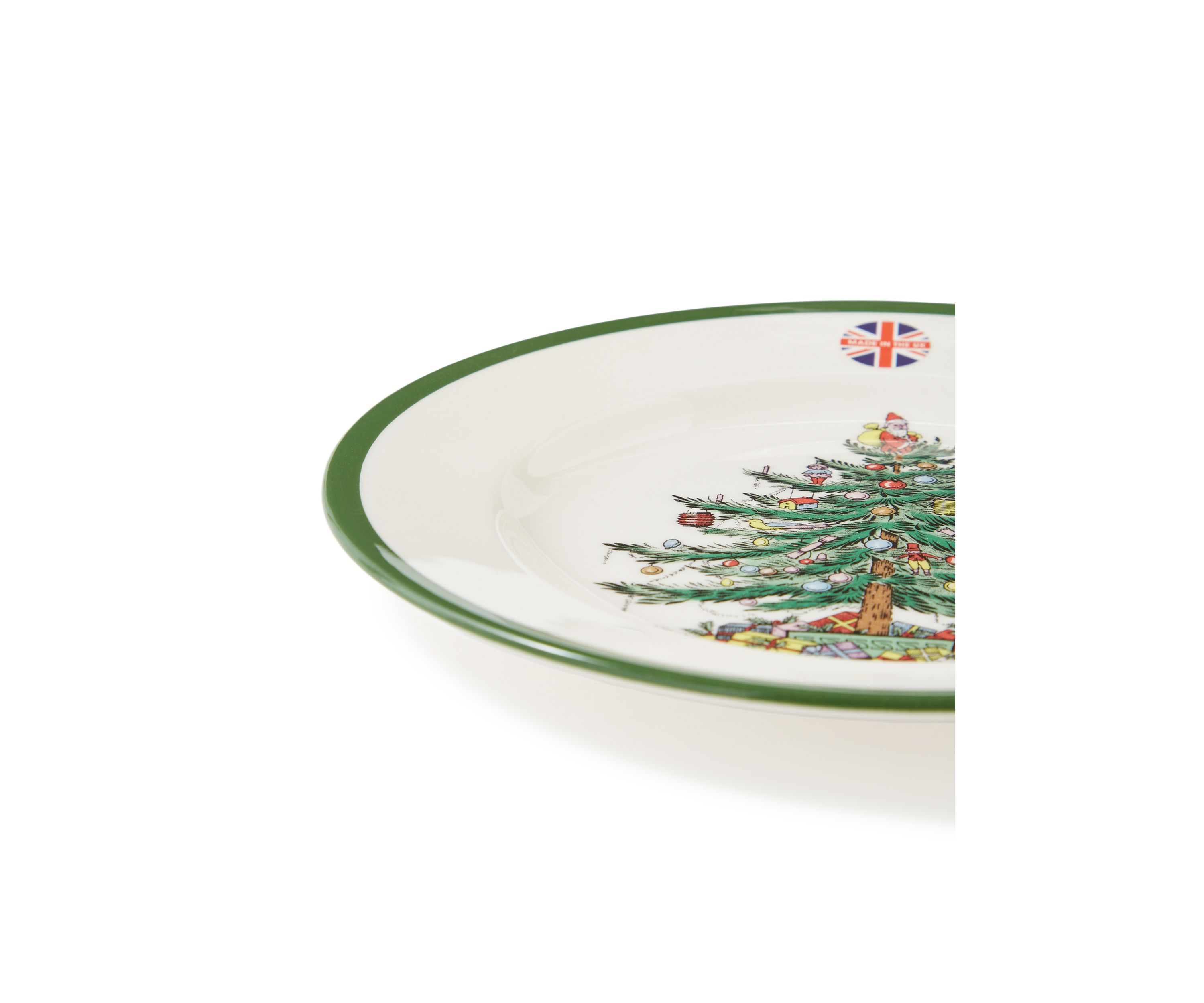 Christmas Tree Dinner Plate - 10.5"