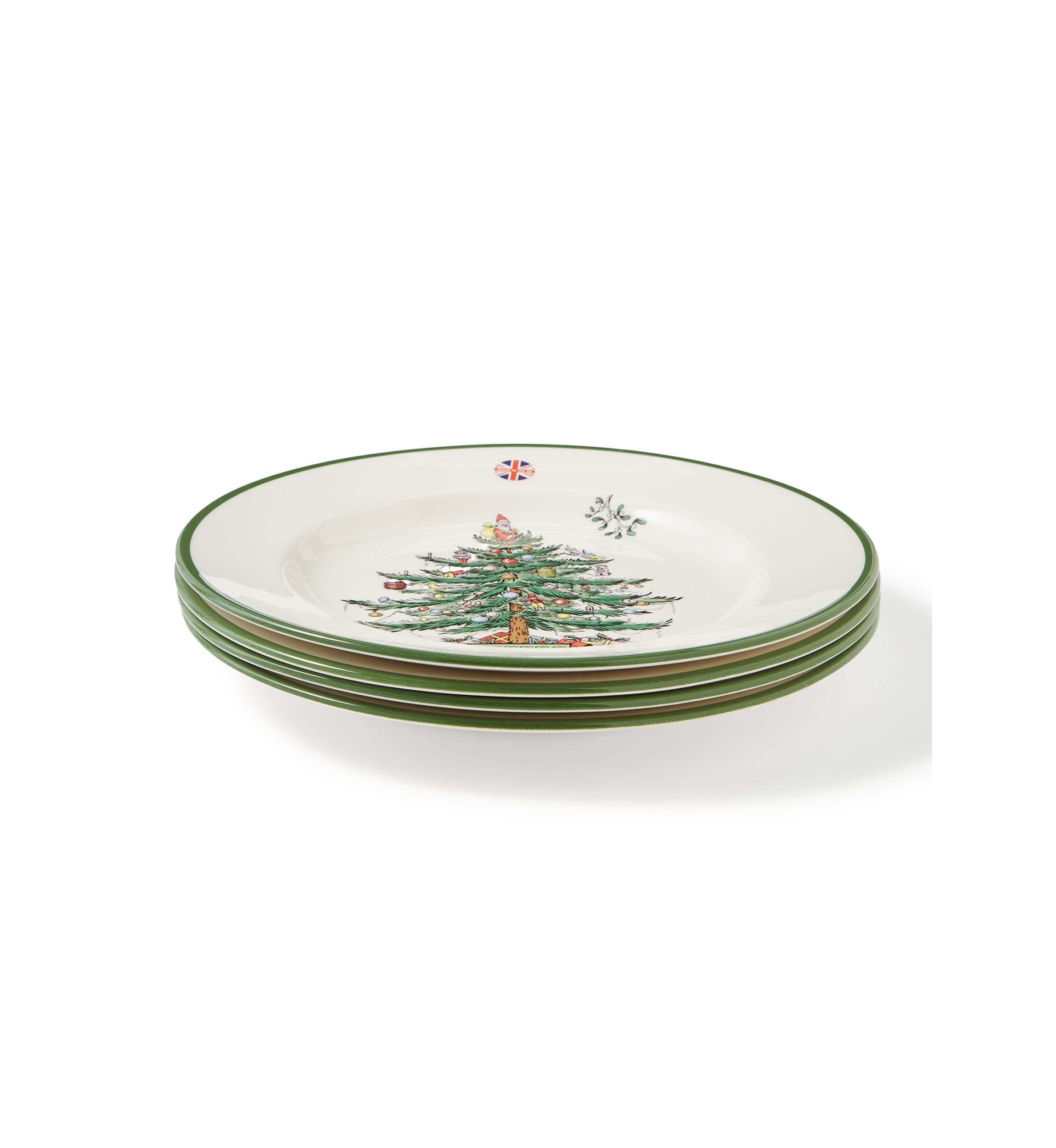 Christmas Tree Dinner Plate - 10.5"