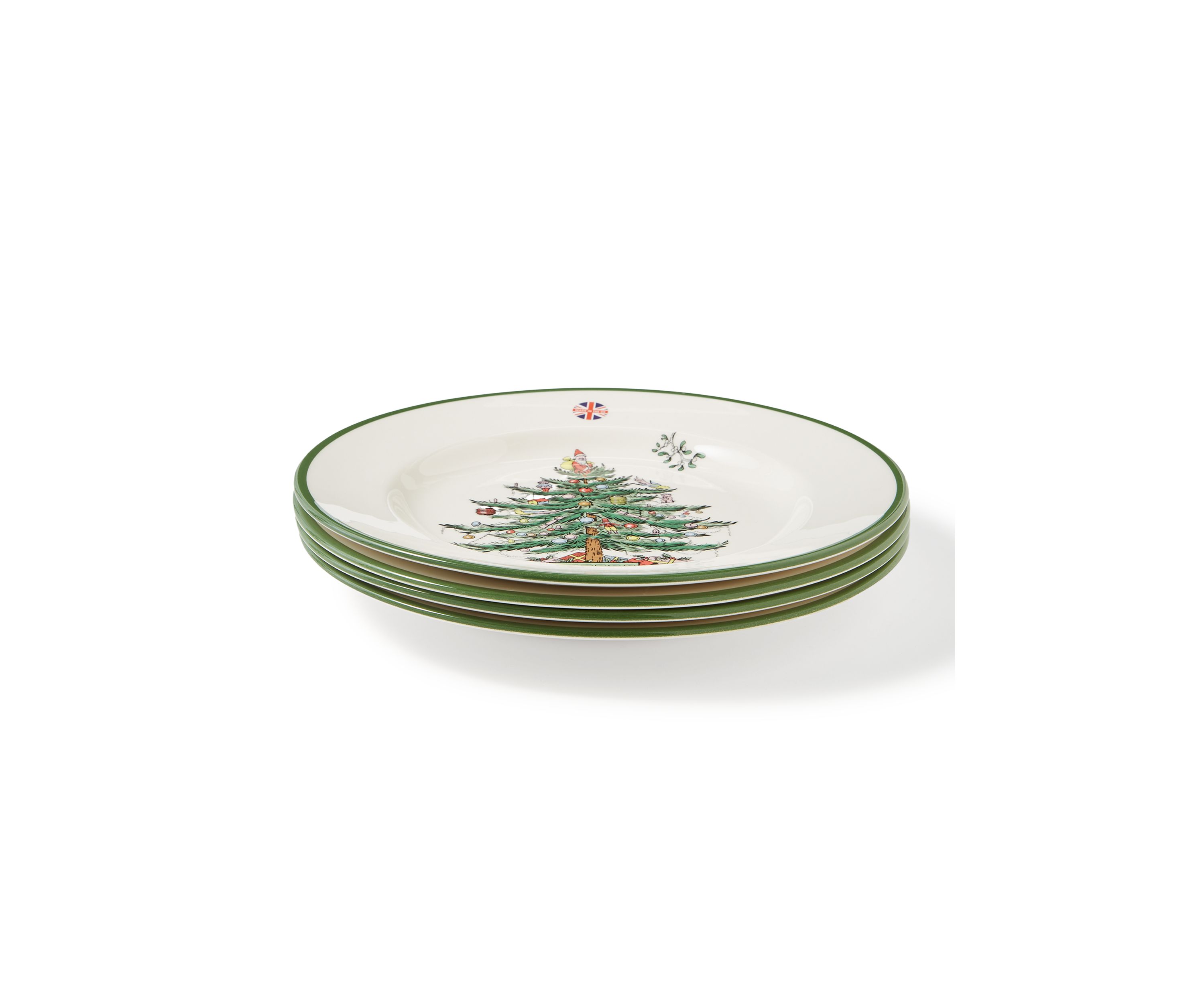 Christmas Tree Dinner Plate - 10.5"