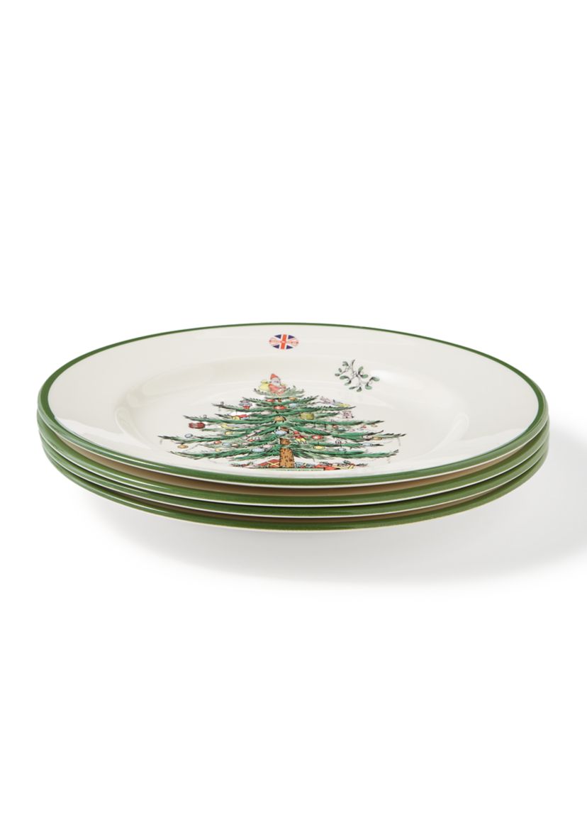 Christmas Tree Dinner Plate - 10.5"