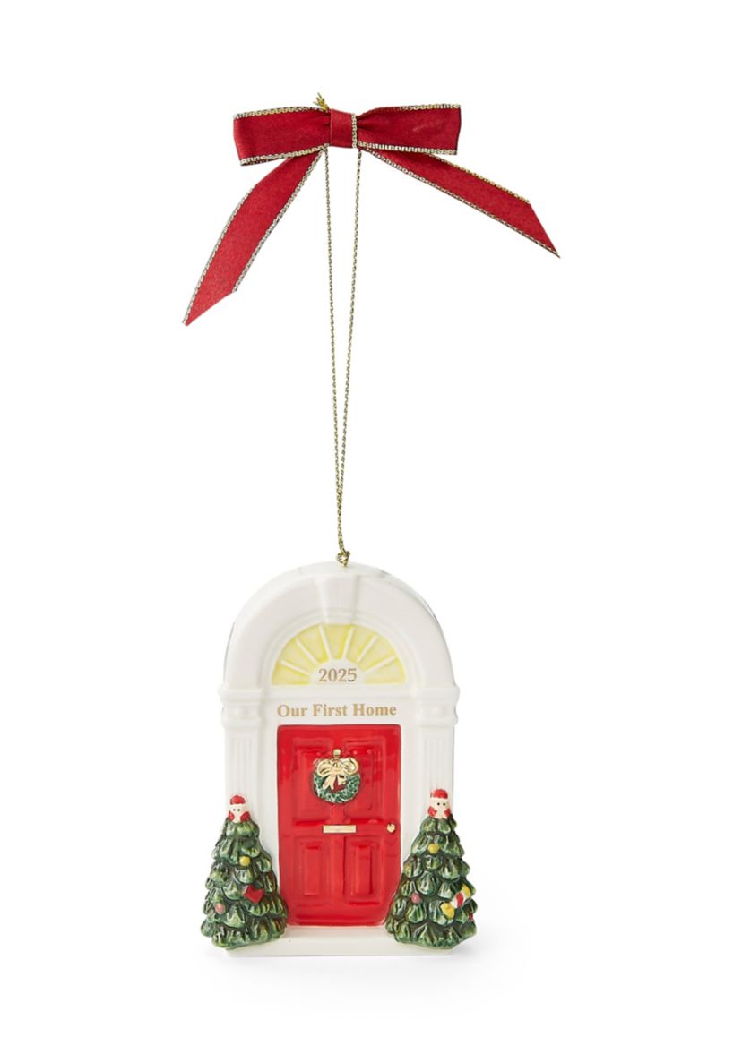 Christmas Tree First Home Door Ornament  2025