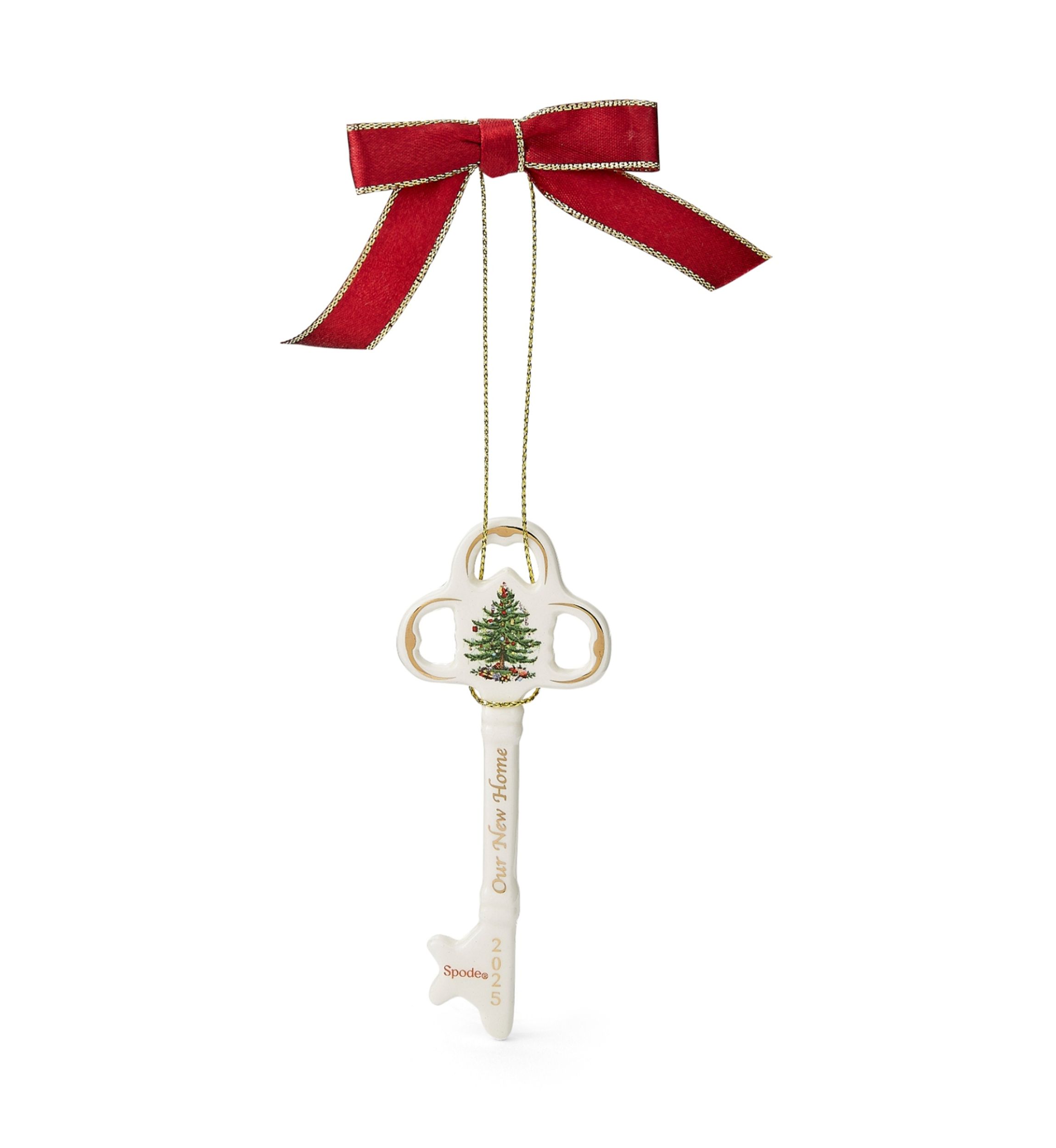 Christmas Tree Our New Home Key Ornament  2025