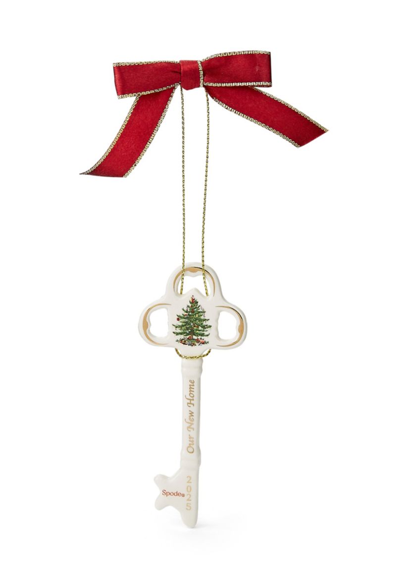 Christmas Tree Our New Home Key Ornament  2025