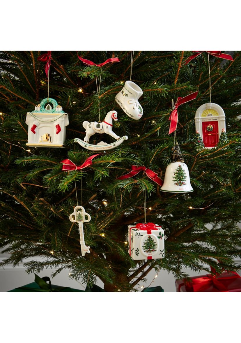 Christmas Tree Our New Home Key Ornament  2025