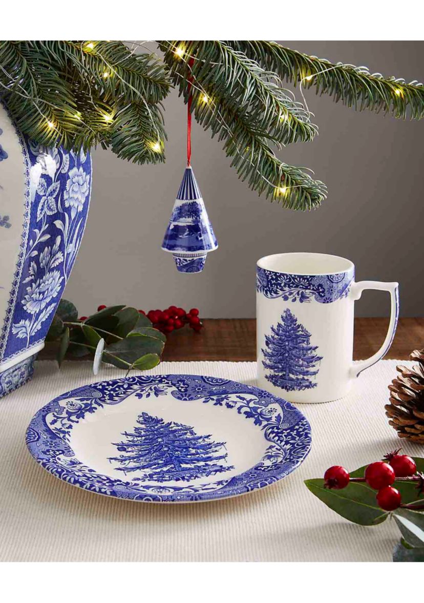 Blue Italian Christmas Tree Ornament