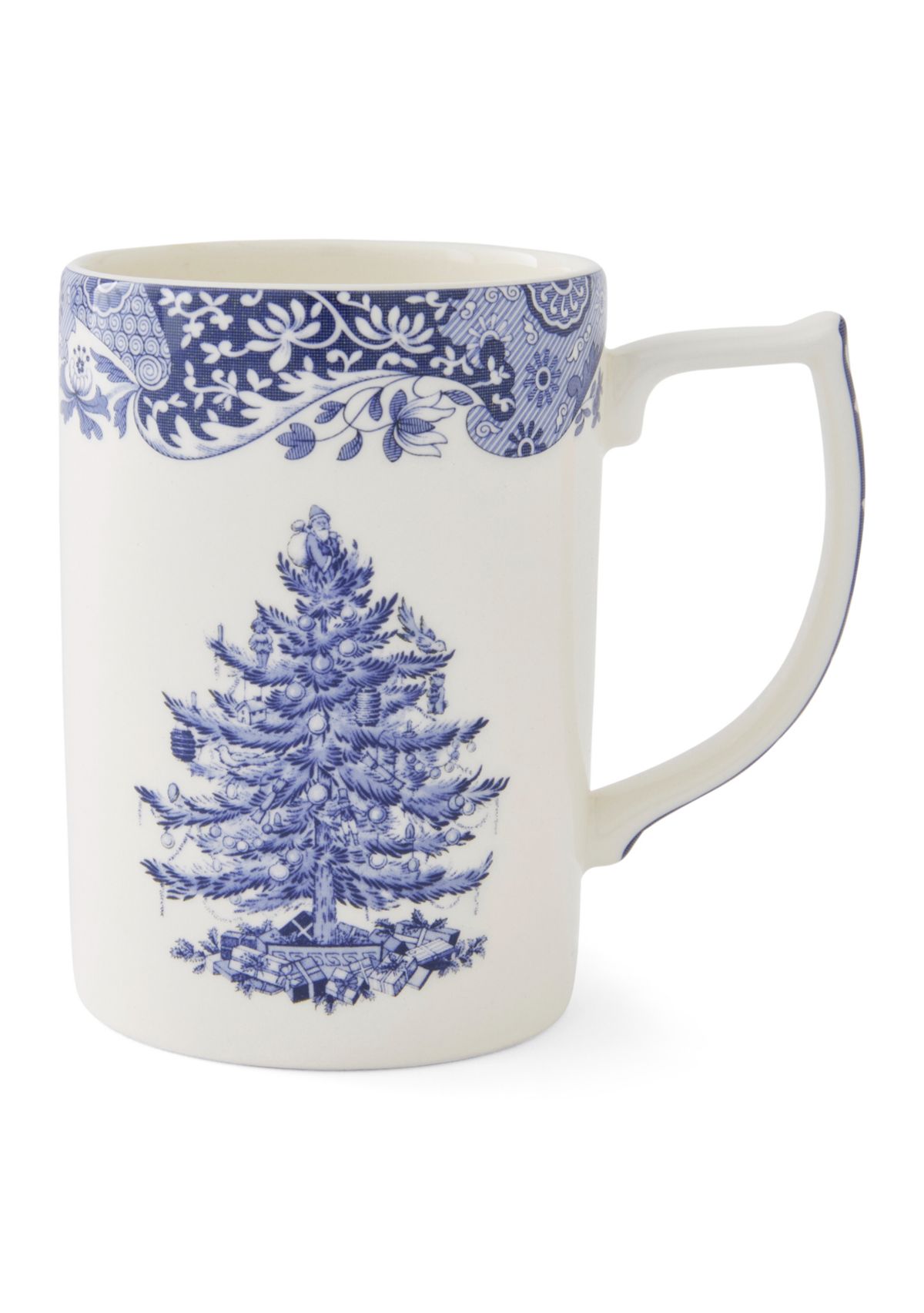 Blue Italian Christmas Tree Mug