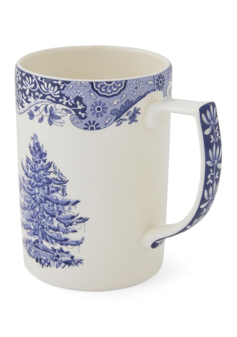 Blue Italian Christmas Tree Mug