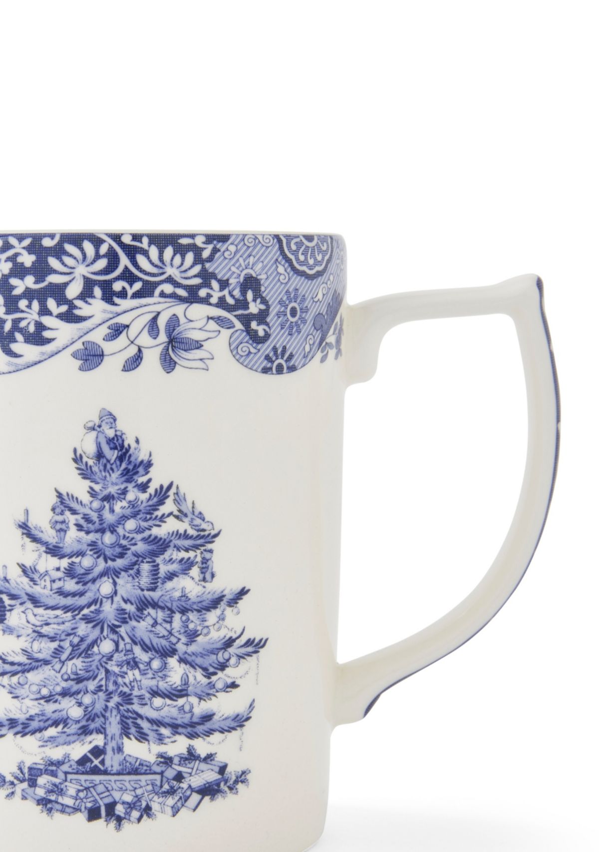 Blue Italian Christmas Tree Mug