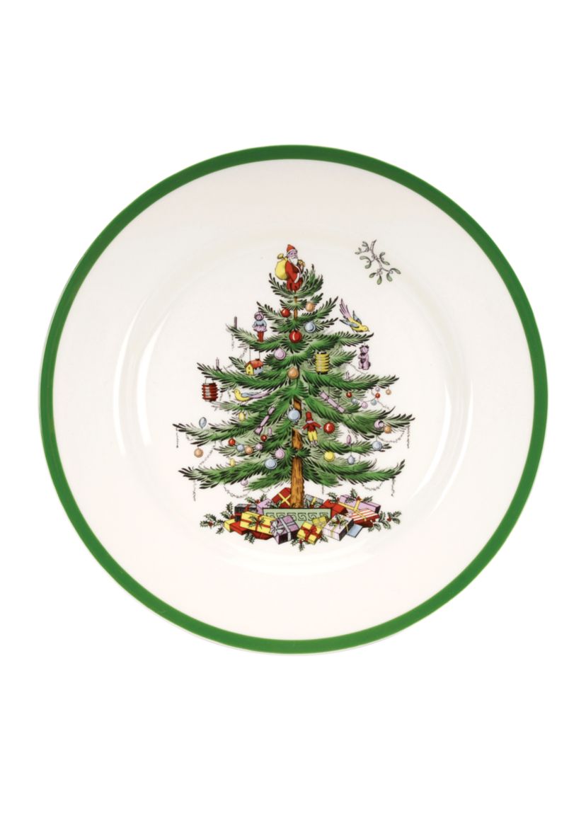 Christmas Tree Dinner Plate - 10.5-in.