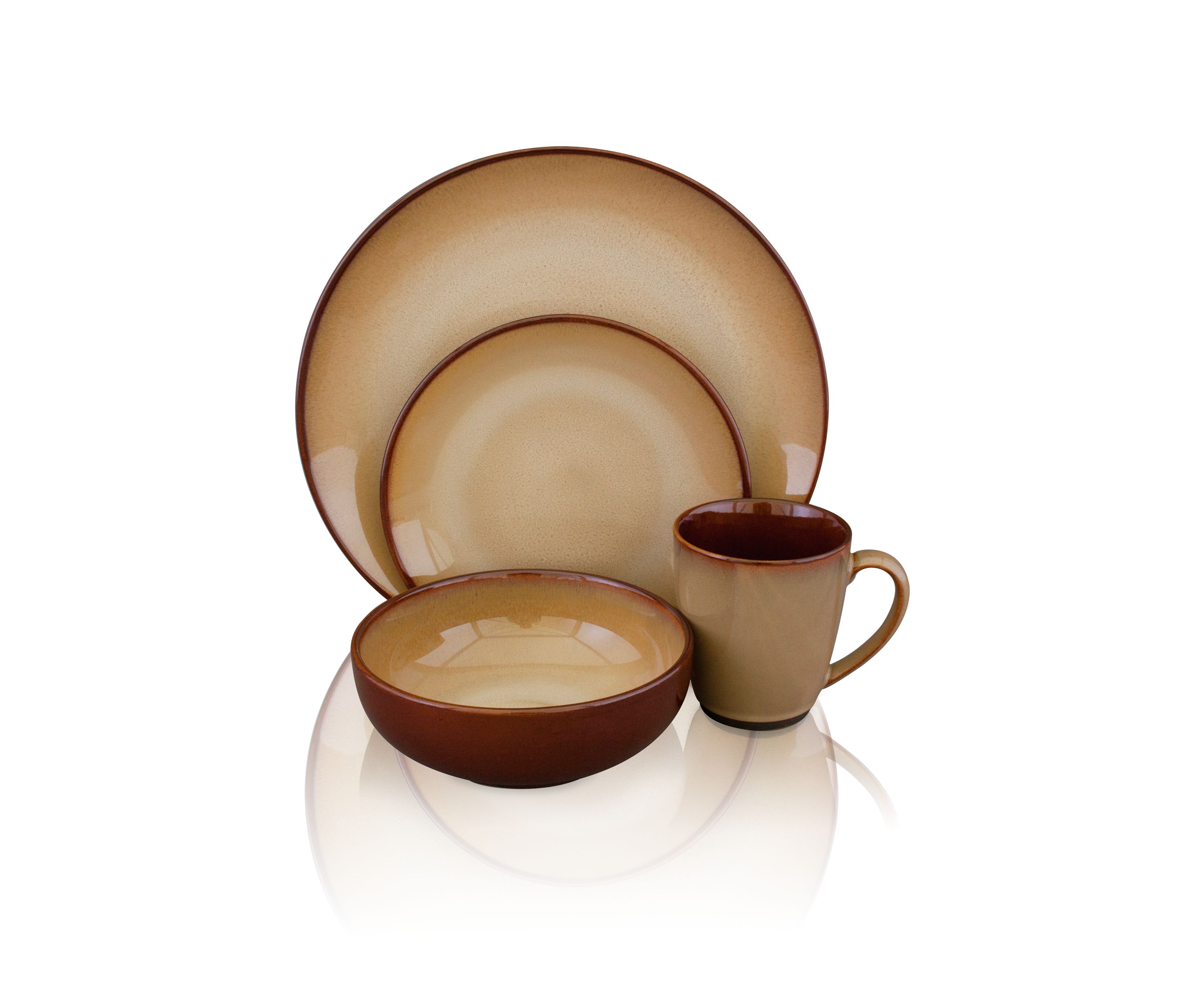 Nova Brown 16-Piece Set - Online Only