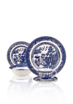 Blue Willow Dinner Plates 10 – Grace At Home Treasures