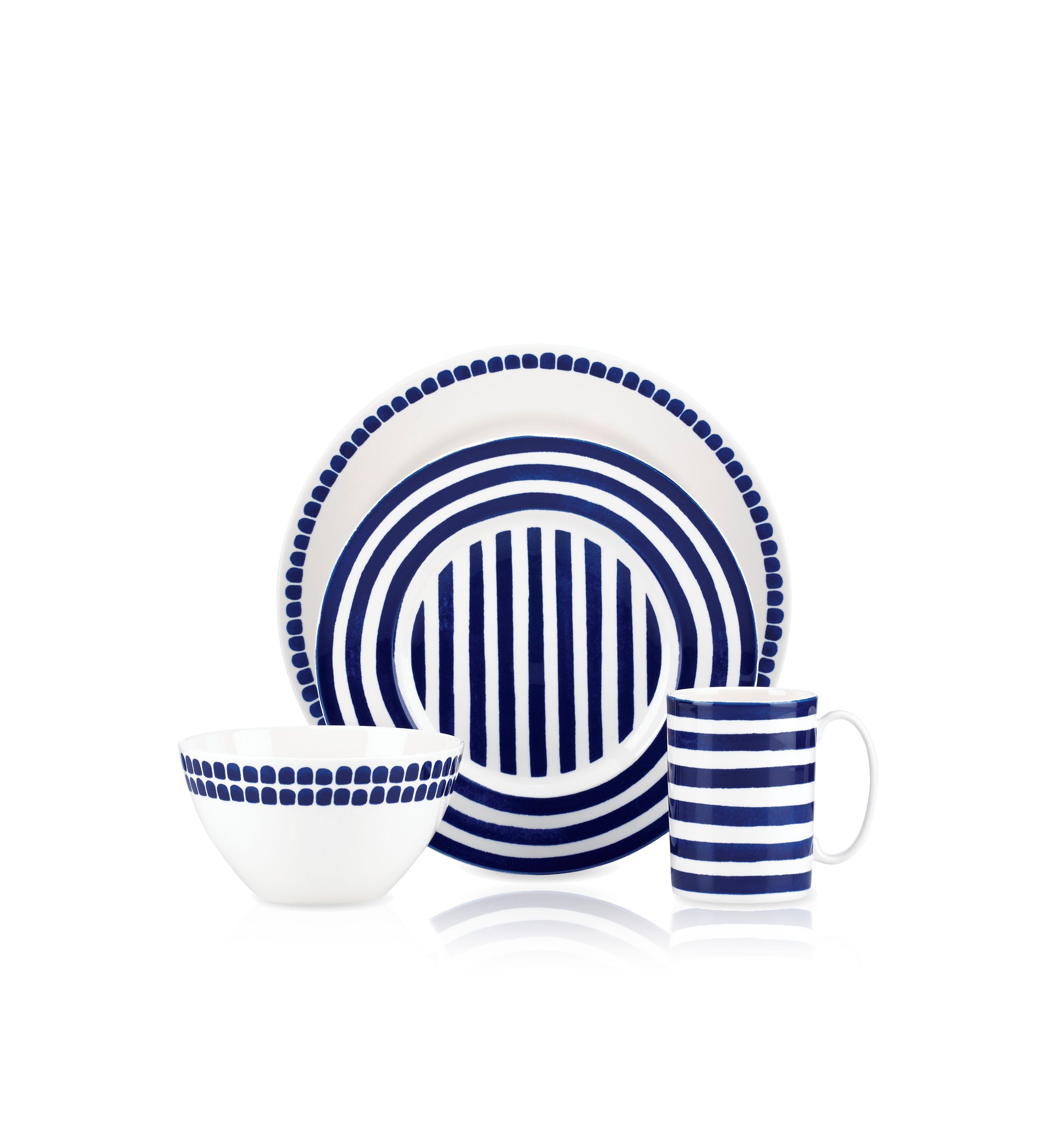 Charlotte Street™ Navy 4-piece Place Setting