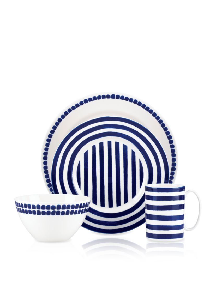 Charlotte Street™ Navy 4-piece Place Setting