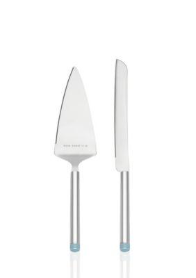 kate spade new york Take Cake 2-Piece Dessert Set, Silver