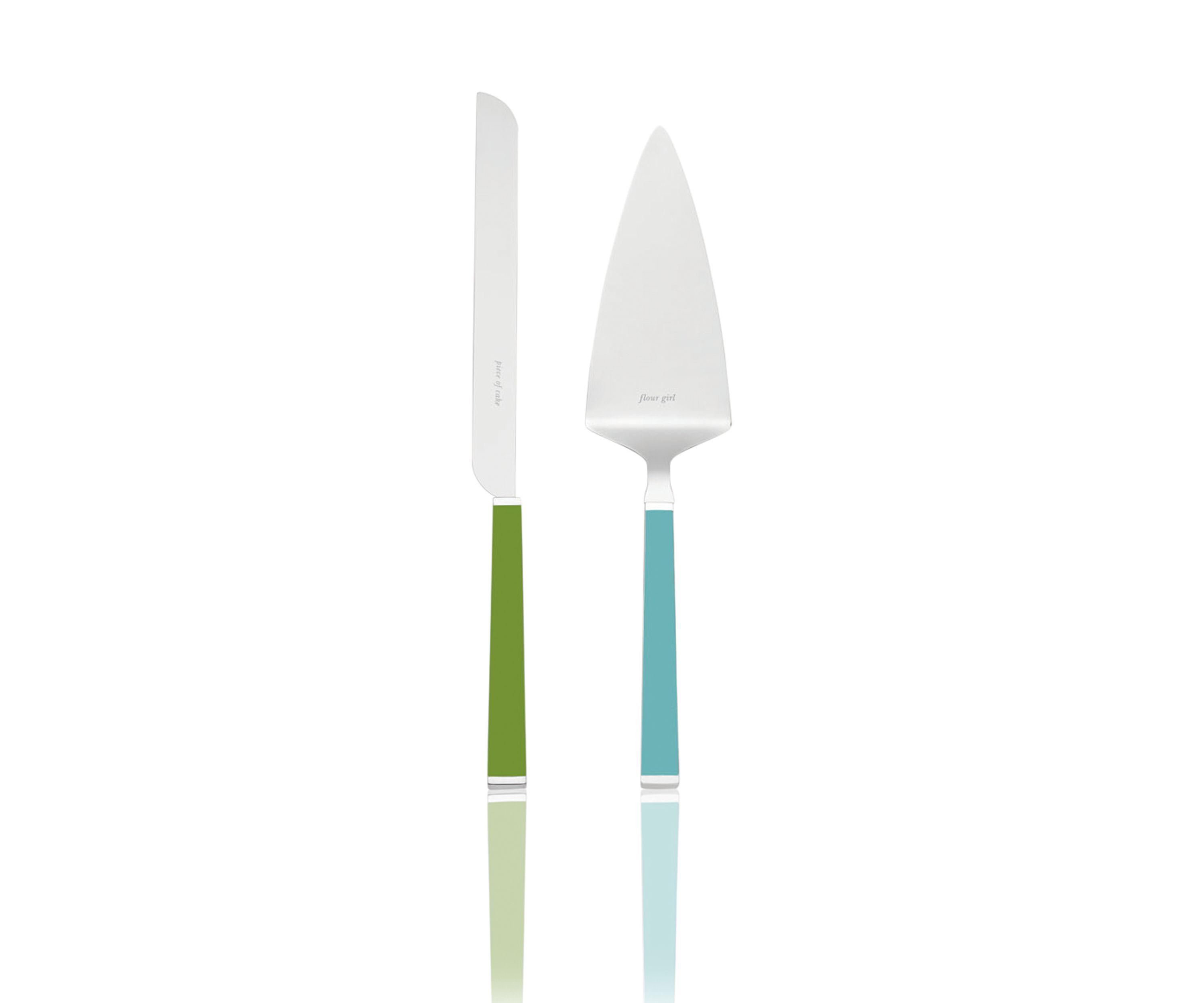 Juno Drive 2-Piece Green Dessert Set