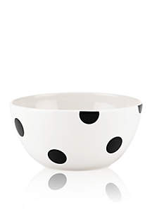 kate spade new york all in good taste deco dot 6 in.soup cereal bow