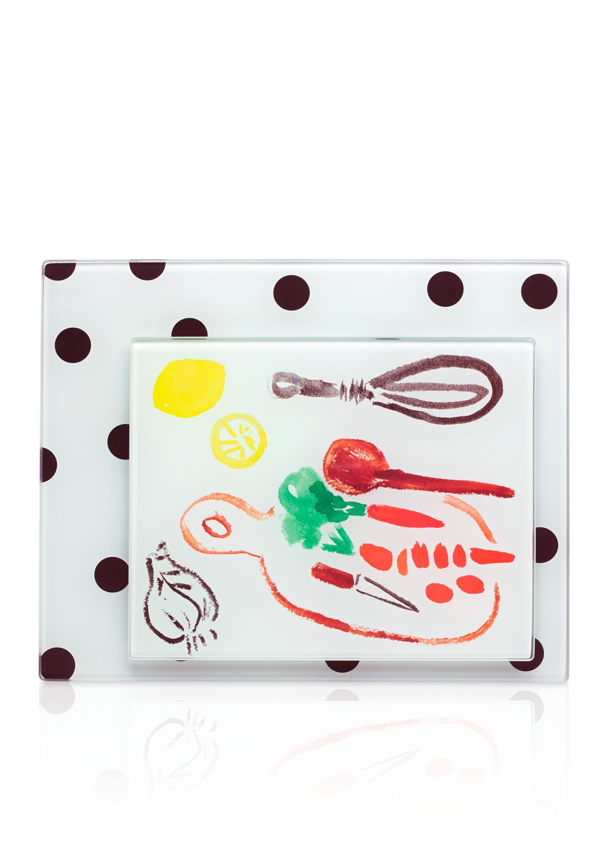all in good taste Set of 2 Deco Dot Food Prep Boards