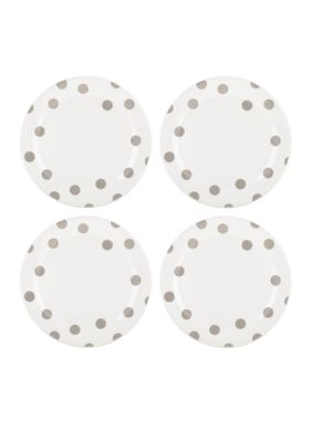 kate spade new york all in good taste deco dot flax dinnerwar