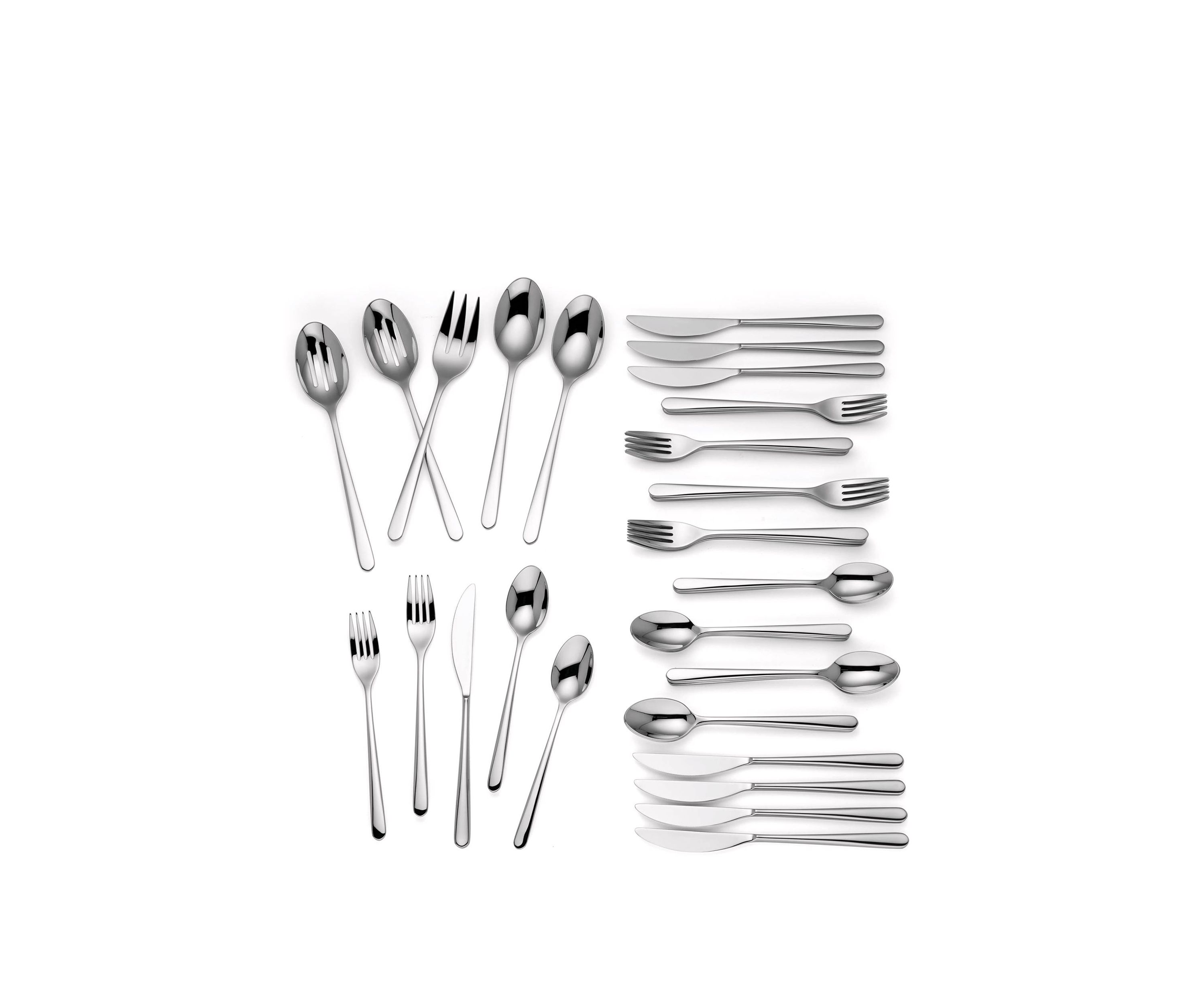 Watts Street 45-PIece Flatware Set