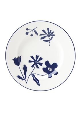 kate spade new york spring street cobalt tidbit plates set of