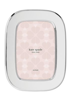 kate spade new york South Street 4"" x 6"" Gold Oval Frame, Silver, 4 x 6 -  0882864863591