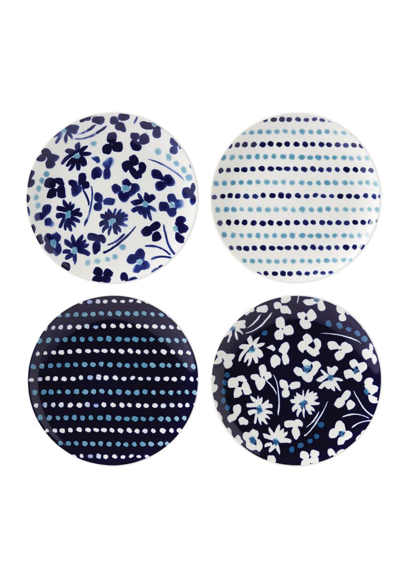 Floral Way 4-Piece Accent Plate Set